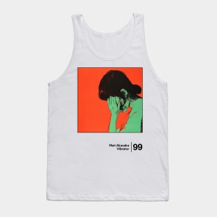 Mari Akasaka - Vibrator - Minimal Style Graphic Artwork Tank Top